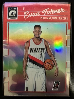 2016-17 Donruss Optic Evan Turner Silver Prizm Portland Trail Blazers #132 - Image 1 of 2