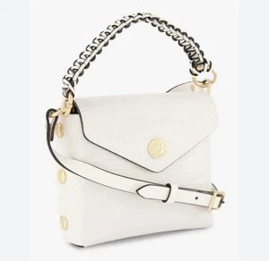 Rag & Bone Micro Atlas Umhängetasche Beige Kroko-Prägung Leder Handtasche - Bild 1 von 14