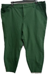 Torrid Skinny Studio Green Luxe Ponte Mid-Rise Pant Womens 28R Dress Pants Ankle - Picture 1 of 12