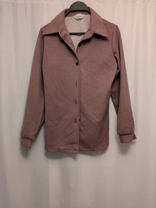 Años 80 Mujer De Colección 14 Jr Miss Dutchmaid Chaqueta Rojizo Botones Más Oscuros Ehprata, PA!! - Imagen 1 de 14