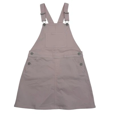 J. Crew Crewcuts Girl Pink Overall Casual Denim Dress Size 14 - Image 1 of 4