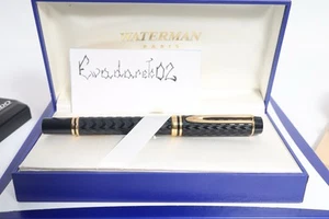 Waterman LeMan 100 Opera Black 18k Gold Medium Nib, Box, LOOK - Picture 1 of 14