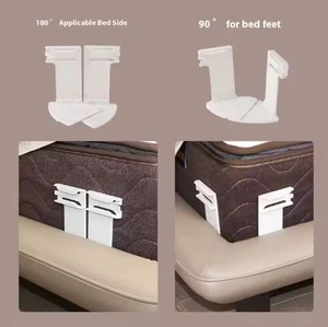 4er-Pack Schwerlast Bettlakenhalter mit Verschlussleisten — Eckbefestigungsriemen - Bild 1 von 10