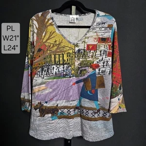 Top túnica perejil y salvia PL pequeño tapiz grande arte para usar paseador de perros - Imagen 1 de 6