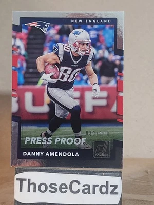 2017 Panini Donruss Silver Press Proof #69 Danny Amendola 33/100 - Image 1 of 2