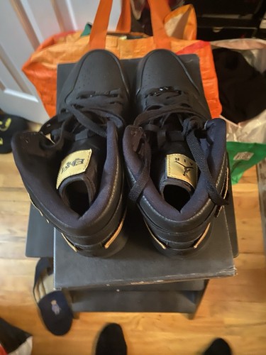 Air Jordan 1 Retro High EDHM nero oro taglia 11