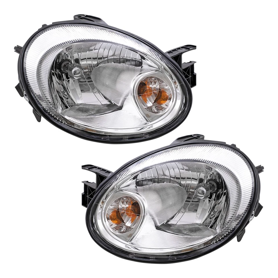 Fits 2003-2005 SX 2.0 Headlight Code LMB w/ Chrome Bezel Set 5303551AI Foto 1 de 4