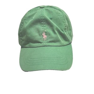 Vintage Ralph Lauren Polo Adjustable Green Cap 1990s Preppy - Bild 1 von 6