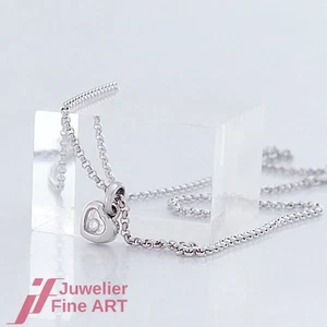 CHOPARD 'Happy Diamonds Icon' - Anhänger mit Kette - 1 Brillant-18K/750 Weißgold - Bild 1 von 6
