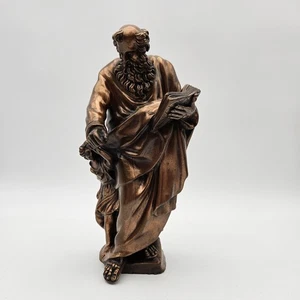 Vintage 1978 Giovanni Schoeman Cold Cast Bronze Sculpture #12/100 Saint Matthew - Picture 1 of 11