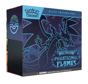 PRESALE Pokemon Mega Evolution Phantasmal Flames Elite Trainer Box - Picture 1 of 3