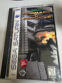 Command & Conquer Sega Saturn CIB Complete w/ 2 Discs & Reg Card TESTED