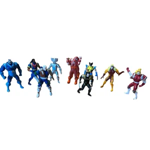 X-MEN Steel Mutants Marvel Comic Toy Biz 1994 Action Figure Mini Lot of 10 - Picture 1 of 9