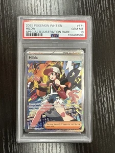 2025 Pokémon White Flare #171 Hilda Special Illustration Rare - PSA 10 GEM MINT - Picture 1 of 2