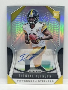 2019 Panini Prizm Diontae Johnson Rookie Auto Silver #352 Steelers - Bild 1 von 2