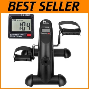 8-Level Resistance Under Desk Pedal Exerciser with LCD Display - Compact Design - Picture 1 of 10