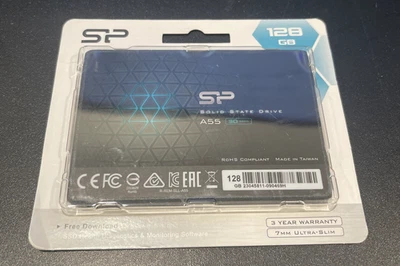 Silicon Power A55 SSD 128GB SATA III Internal Solid State Drive NEW - Image 1 of 4