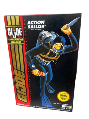 GI Joe 1964-1994 Action Sailor Navy Frogman Colección Conmemorativa LEER Foto 1 de 4