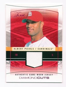 2004 Flair Albert Pujols Diamond Cuts Game Used Red 121/175 Cardinals DC-ALP - Picture 1 of 2