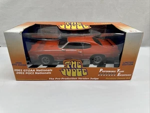 RARE! 1/18 ERTL 1969 Pontiac GTO Judge 2002 POCI PRE-PRODUCTION Edition #29227P - Picture 1 of 18