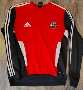 Adidas "Soccer Club" Bayer Leverkusen Climalite Football, Red Jersey Medium 1994 - Picture 1 of 5