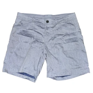 Kuhl Cabo Shorts Women's Size 10 Mountain Air Blue Mid Rise Drawstring 6" - Picture 1 of 8
