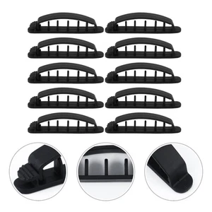 10 Pcs Multifunctional Cable Fixing Device Desk Holder Desktop Management - Afbeelding 1 van 12