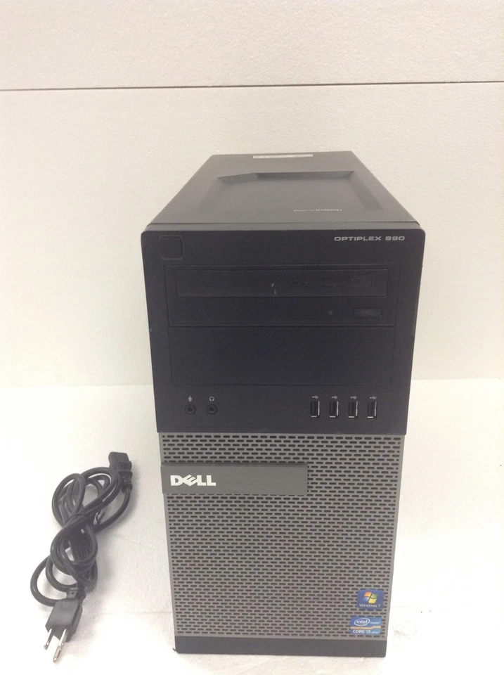 Dell Optiplex 990 i5 2500 2nd Gen 3.3Ghz Computer 4GB 250GB DVDRW PCI CARD - Image 1 of 4