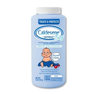 Polvo para bebé de almidón de maíz caldeseno con óxido de zinc, polvo para bebé sin talco, 5 OZ - Imagen 1 de 6
