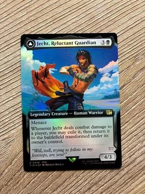 MTG Final Fantasy Jecht, Reluctant Guardian Extended Art Foil - Image 1 of 2
