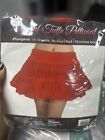 Women Layered Tulle Petticoat Tutu Skirt Red