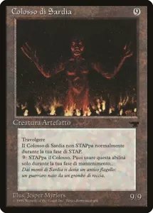 Colossus of Sardia - ITALIAN - Renaissance - MTG Magic LP - Picture 1 of 1