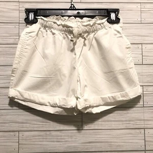 Hanna Andersson Shorts Girls Size 8 140 White Pull On Elastic Waist Kids Cotton - Picture 1 of 10