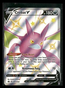 SWSH: Sword & Shield Promo Cards #SWSH098 Crobat V - Picture 1 of 2