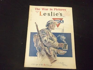 1918 OCTOBER 5 LESLIE'S WEEKLY MAGAZINE- AT THE SIGN OF THE RED TRIANGLE-ST 2218 - Picture 1 of 2