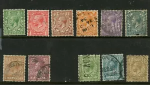 (4303) STAMPS GB #159 TO 172 (168 missing) USED cv$ 75.00 - Picture 1 of 1