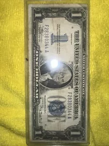 1934 $1 One Dollar Silver Certificate FUNNY BACK Currency Note Bill - Picture 1 of 2