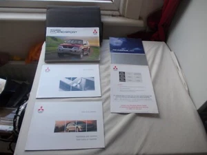 MITSUBISHI PAJERO SPORT MODELS OWNERS HANDBOOK PACK 2003 YEAR CAR - Picture 1 of 1