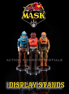 MASCHERA Figura Supporto Display Nuovo V2.0 per Figure Vintage M.A.S.K Anni '80 Kenner - Foto 1 di 6