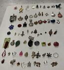 Pendants Charms Resale Lot Natural Stone Crystals Glass Plastic Mixed Metal Read