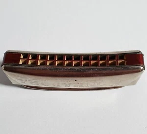 Vintage Hering Sonhadora  Harmonica C   - Sealed Wood Comb - Made in Brazil - Picture 1 of 22