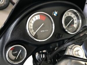 Fits: BMW F650 F650 ST Motorrad 3- Teilig Aluminium Tachoringe / Tacho Ringe