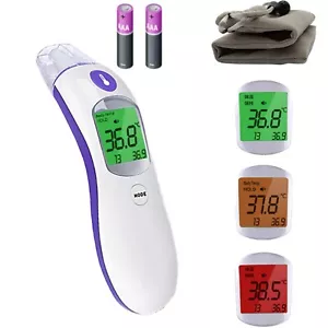 Ear and Forehead Digital Thermometer for Kids and Adults by | Non-Touch Infrare - Picture 1 of 7