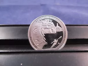 2018 S Silver Quarter APOSTLE ISLANDS WI Deep Cameo Mirror Proof Uppers Grades - Imagen 1 de 2