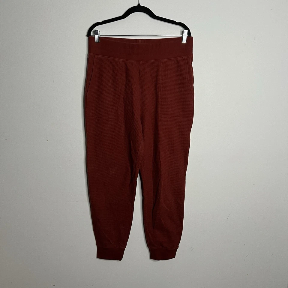 Pantalones de chándal Land’s End tejido gofre talla mediana 10-12 terracota Foto 1 de 4