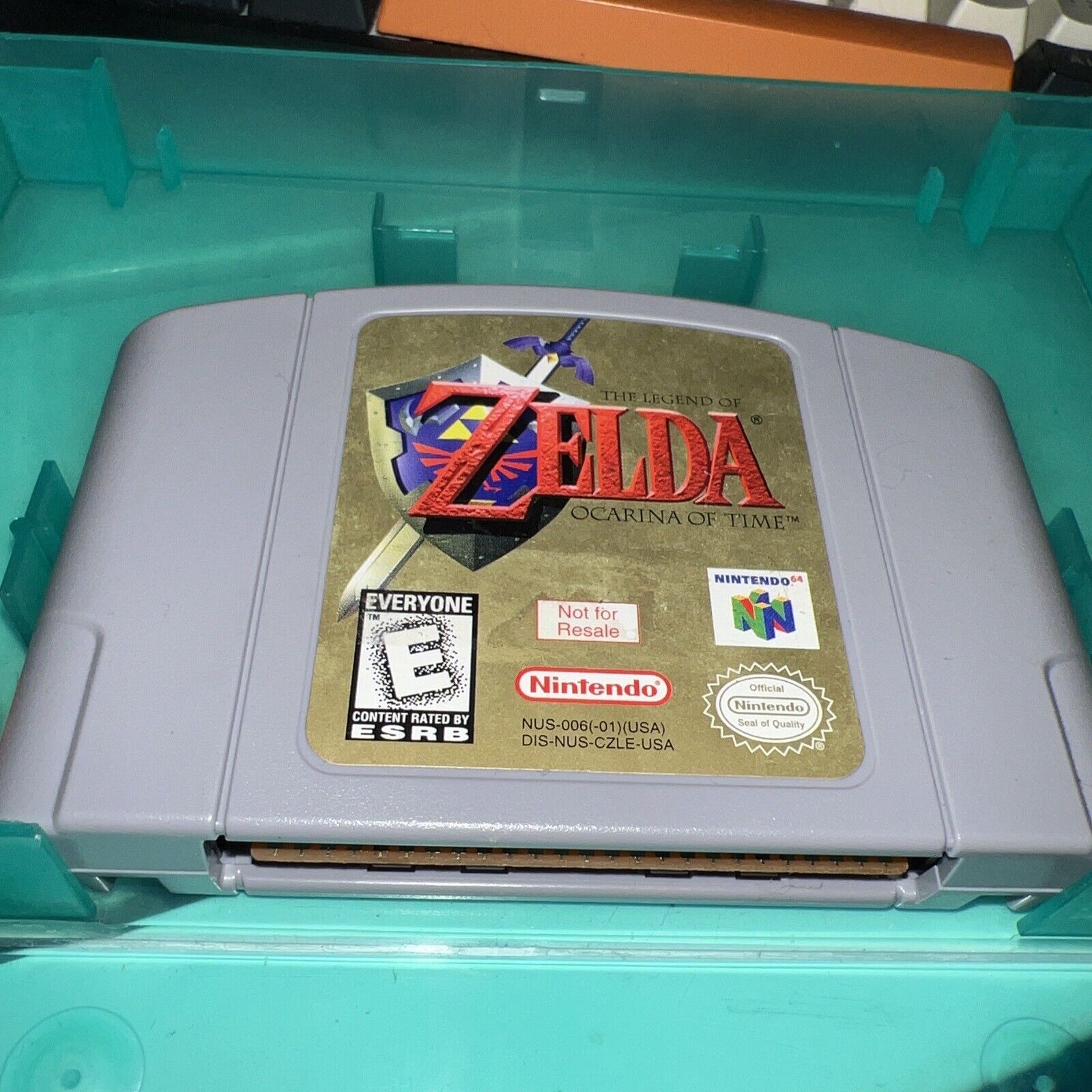 Legend Of Zelda Ocarina Of Time Not For Resale