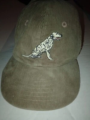 De Colección Adams Perro Dálmata Bordado Gorra Sombrero Ajustable Verde Ejército París Francia Foto 1 de 4
