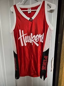 Pink Victoria Secret W/ 5th & Ocean, Huskers Red Basketball Jersey Medium - Picture 1 of 8