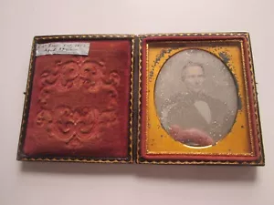 UN daguerrotipo. tomada en 1851, J. W. Lewis, julio de 1851, edad 39 años, muy buena - Imagen 1 de 4