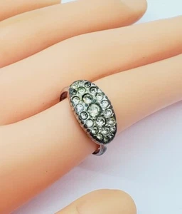 Anillo Vintage Plata Esterlina Vástago Uncas Diseñador Firmado Talla-6.5 (87) - Imagen 1 de 9